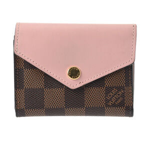 Louis Vuitton Zoe Portefeuille Wallet Rose Pink Ballerine Tri fold